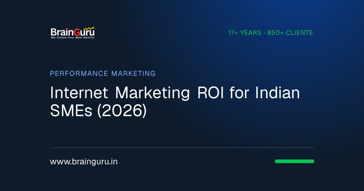 Internet Marketing ROI for Indian SMEs (2026): Benchmarks, Planning Ranges & Calculator