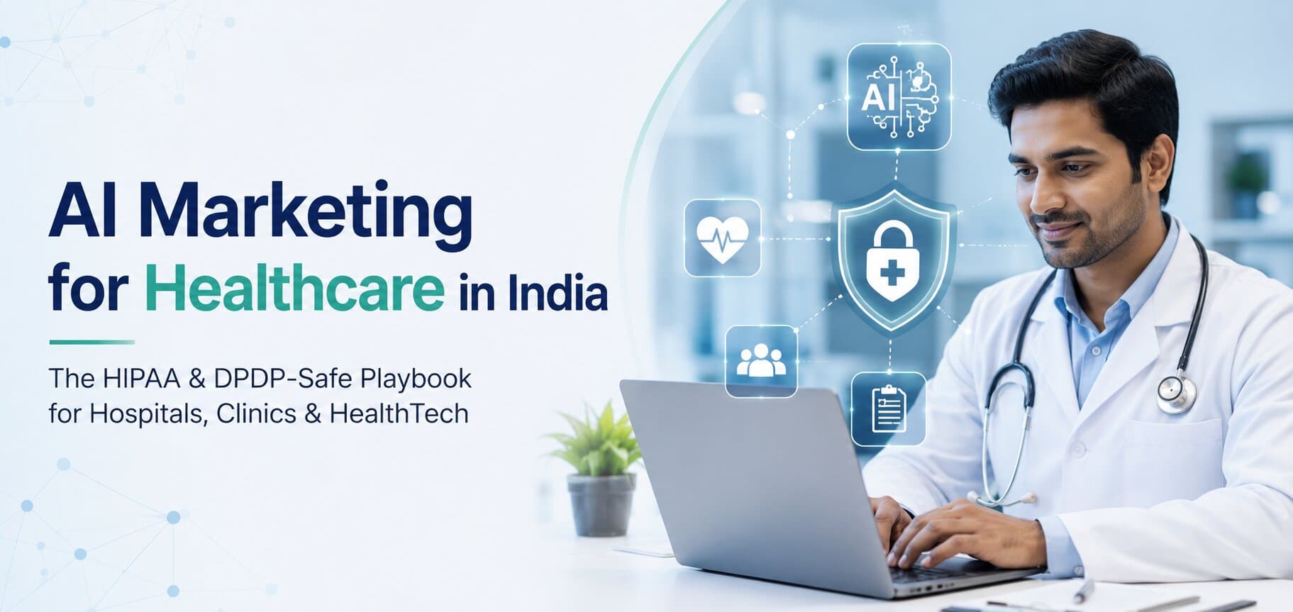 AI Marketing for Healthcare in India: The HIPAA & DPDP-Safe Playbook for Hospitals, Clinics & HealthTech