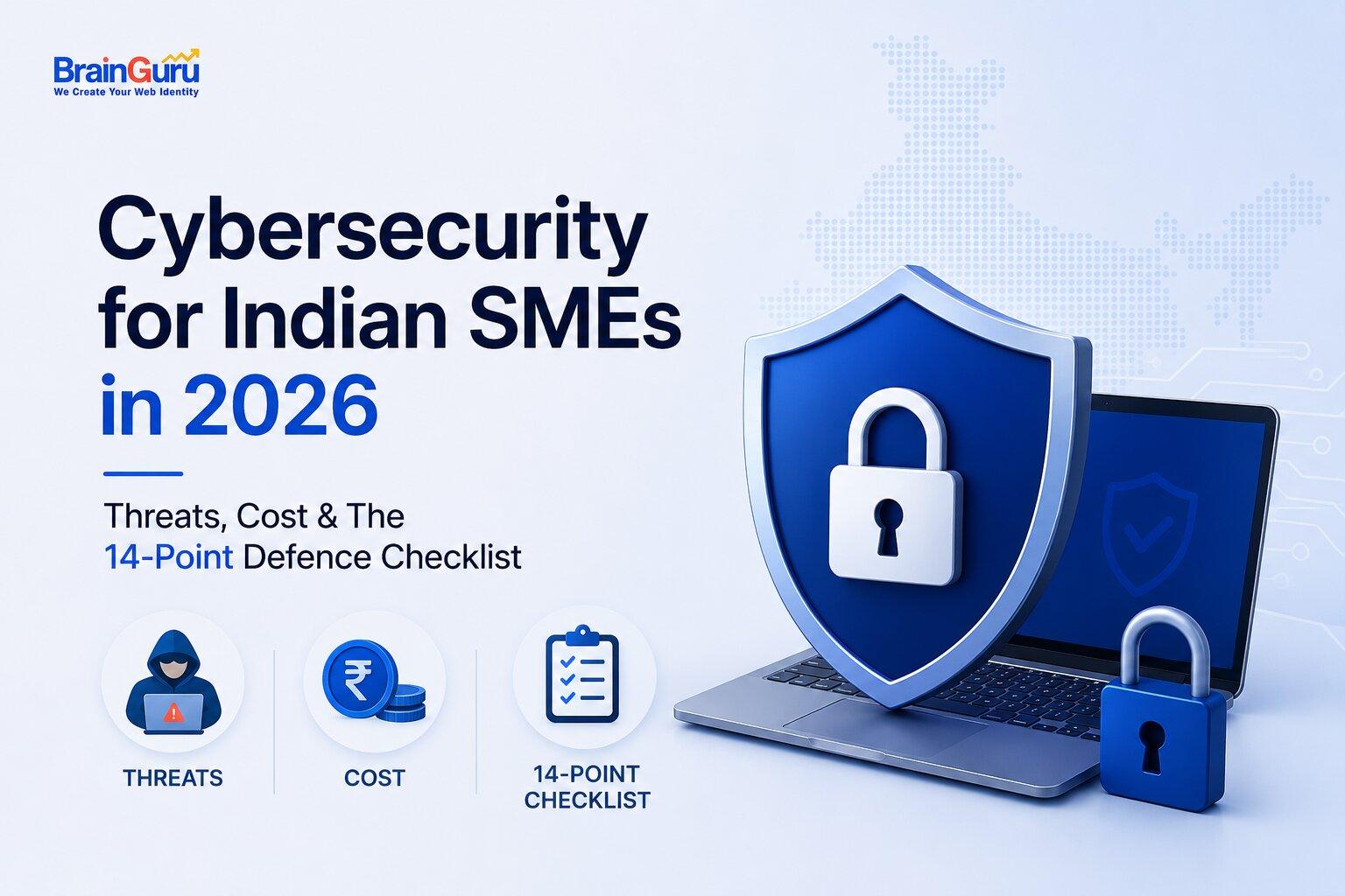 Cybersecurity for Indian SMEs in 2026: Threats, Cost & The 14-Point Defence Checklist